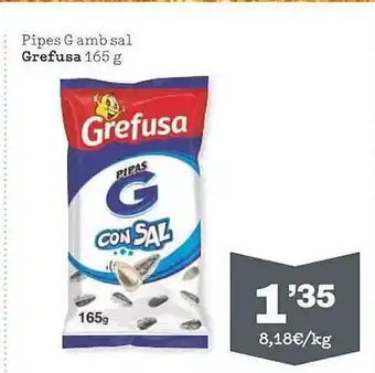 Sorli Pipes g amb sal grefusa oferta