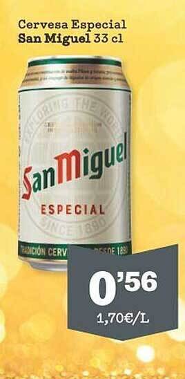 Sorli Cervesa especial san miguel oferta