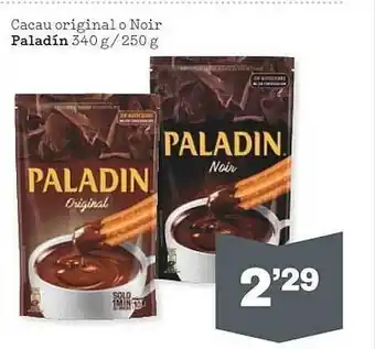 Sorli Cacau original o noir paladín oferta
