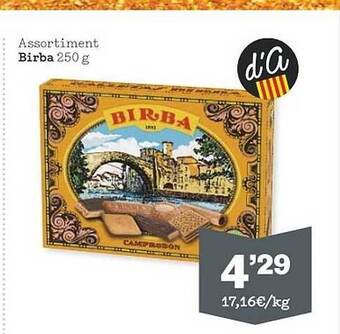 Sorli Assortiment birba oferta