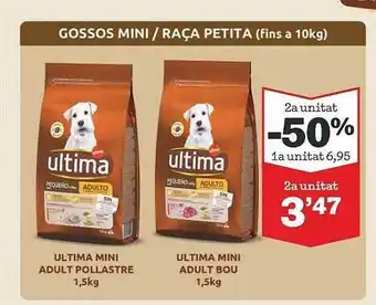 Sorli 2a unitat -50% ultima mini adult pollastre ultima mini adult bou oferta