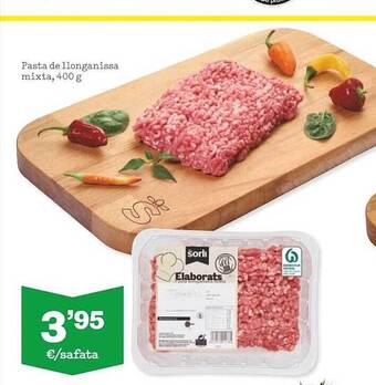 Sorli Pasta de llonganissa mixta oferta