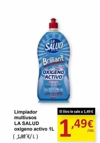 SPAR Limpiador multiusos la salud oxigeno activo oferta