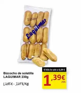 SPAR Bizcocho de soletilla la guimar oferta