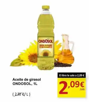 SPAR Aceite de girasol ondosol oferta