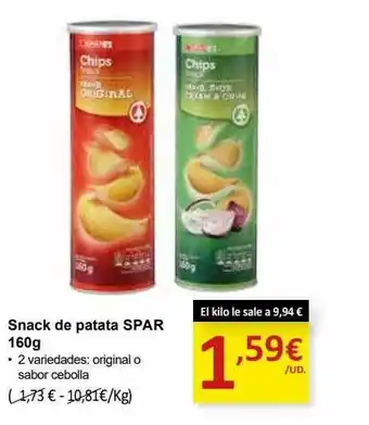SPAR Snack de patata spar oferta