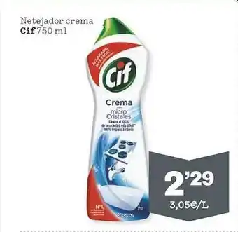 Sorli Netejador crema cif oferta