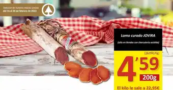 SPAR Lomo curado jovira oferta