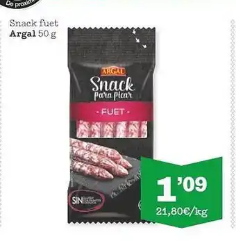 Sorli Snack fuet argal oferta