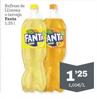Sorli Refresc de llimona o taronja fanta oferta