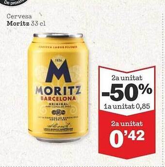 Sorli 2a unitat -50% cervesa moritz oferta
