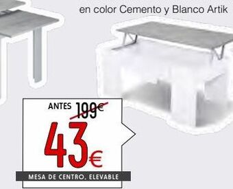 Atrapamuebles Mesa de centro oferta