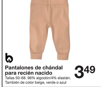 Zeeman Pantalones De Chándal Para Recién Nacido oferta