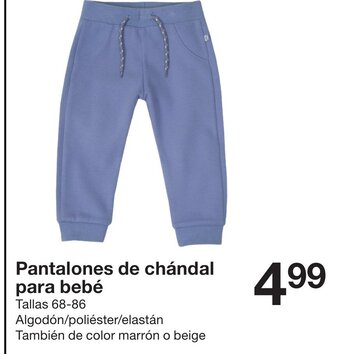Zeeman Pantalones De Chándal Para Bebé oferta