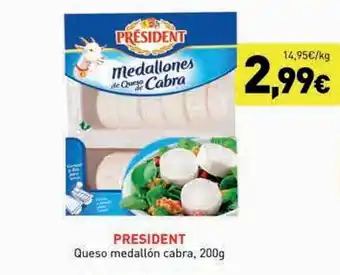 Hiperber President queso medallón cabra oferta