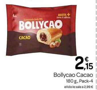 Supermercados El Jamón Bollycao cacao oferta