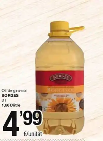 SPAR Fragadis Oli de gira-sol borges oferta