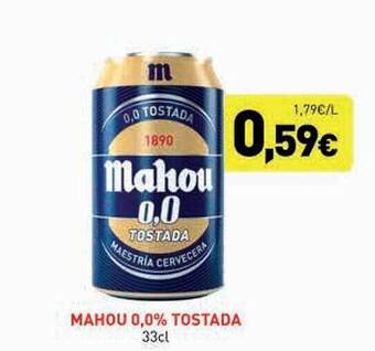Hiperber Mahou 0,0% tostada oferta