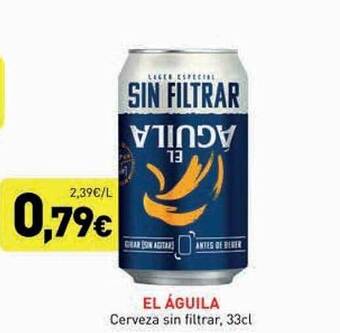 Hiperber El águila cerveza sin filtrar oferta