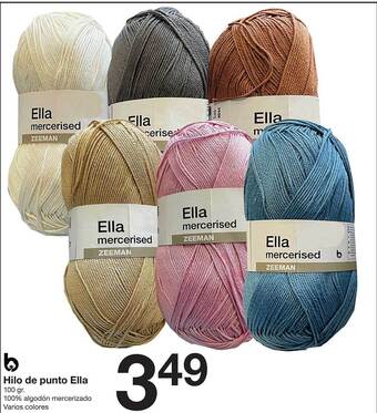 Zeeman Hilo de punto ella oferta