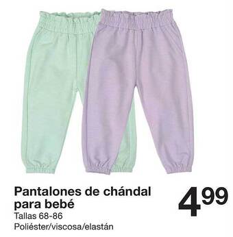 Zeeman Pantalones de chándal para bebé oferta