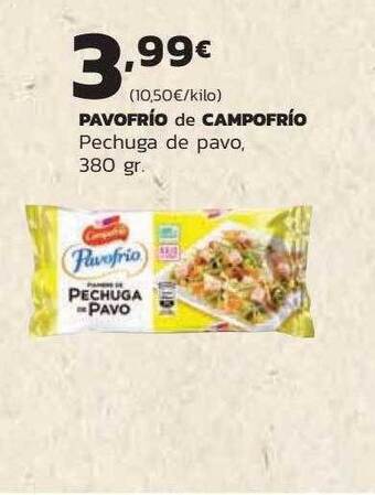 Supermercados Lupa Pavofrío de campofrío pechuga de pavo oferta