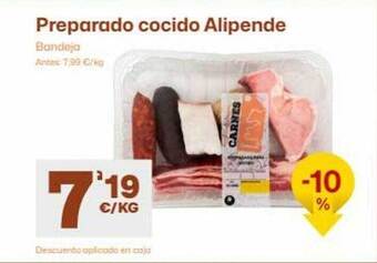 AhorraMas Preparado cocido alipende oferta