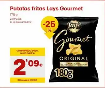 AhorraMas Patatas fritas lays gourmet oferta