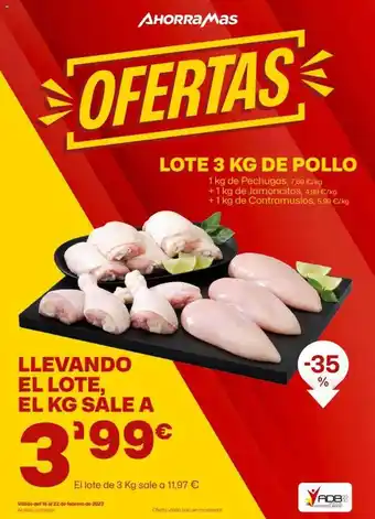 AhorraMas Llevando el lote oferta