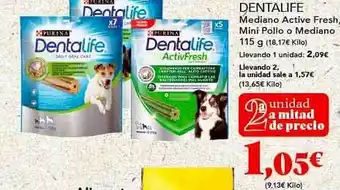 Gadis Mediano active fresh, mini pollo o mediano dentalife oferta