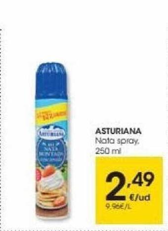 Eroski Asturiana nata spray oferta