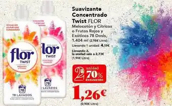 Gadis Suavizante concentrado twist flor oferta