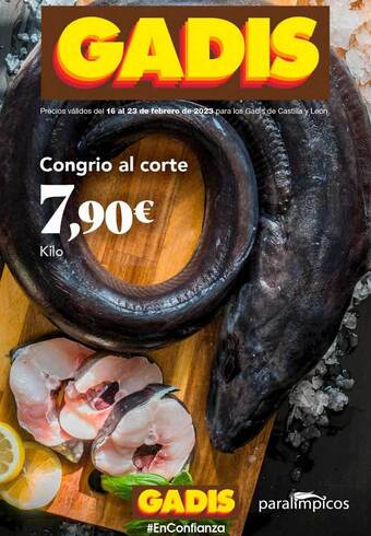 Gadis Congrio al corte oferta
