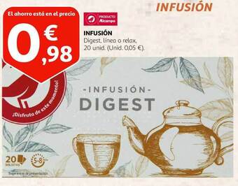 Alcampo Infusión oferta
