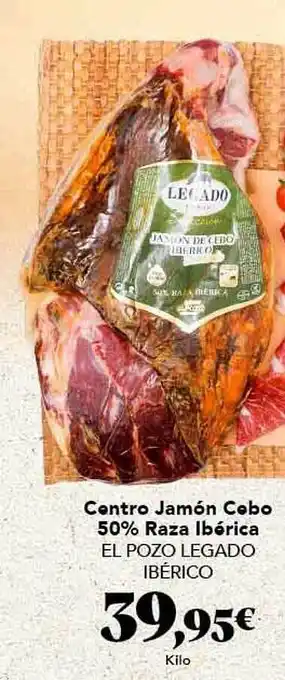 Gadis Centro jamón cebo 50% raza ibérica el pozo legado ibérico oferta