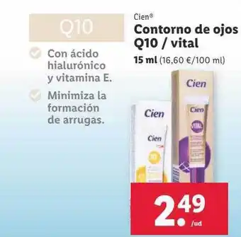 Lidl Contorno de ojos q10 - vital cien oferta