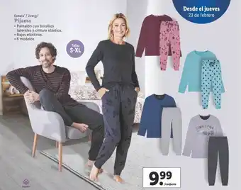 Lidl Pyjama esmara - livergy oferta