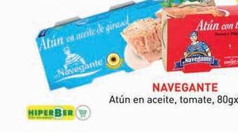 Hiperber Navegante atún en aceite, tomate oferta