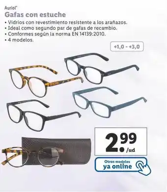 Lidl Gafas con estuche auriol oferta