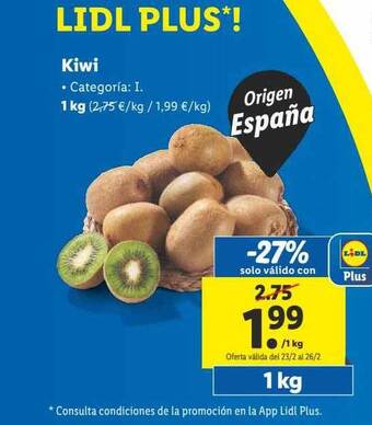 Lidl Kiwi oferta