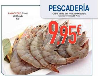 Masymas Langostino oferta