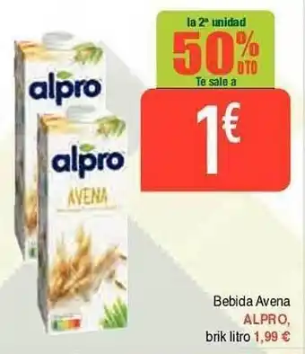 Masymas Bebida avena alpro oferta