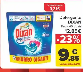 Carrefour Detergente dixan pack 46 dosis oferta