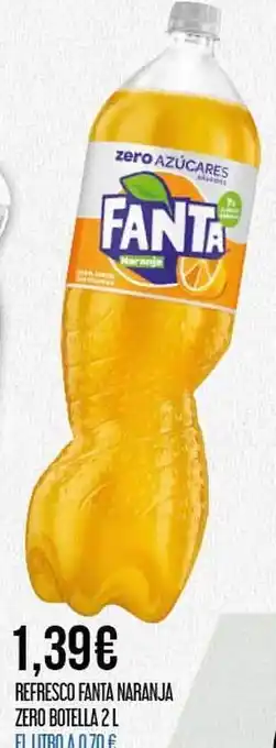 Claudio Refresco fanta naranja zero oferta