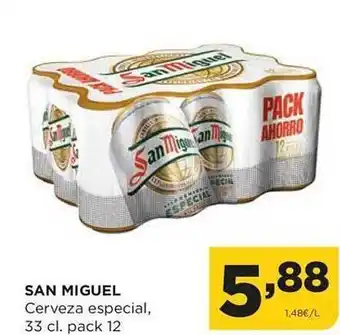 Alimerka San miguel cerveza especial oferta