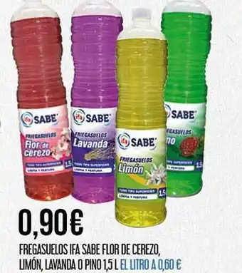 Claudio Fregasuelos ifa sabe flor de cerezo limón lavanda o pino oferta