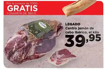 Alimerka Legadi centrio jamón de cebo ibérico oferta