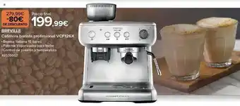 Costco Breville cafetera barista profesional vcf126x oferta