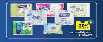 Lidl Papel higiénico floralys oferta