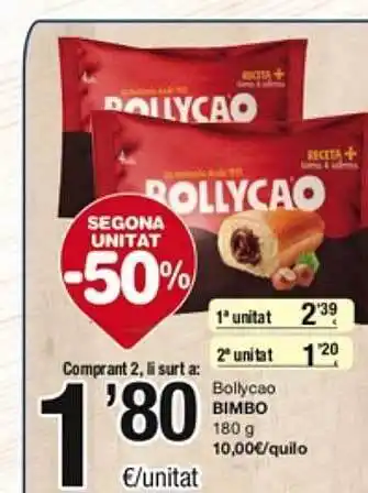 SPAR Fragadis Bollycao bimbo oferta